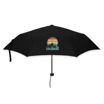 Colorado avec montagnes USA Amérique - Parapluie standard - noir - Devant
