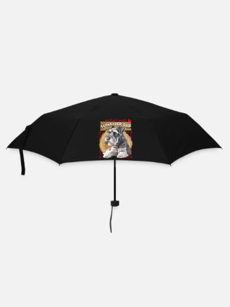 Schnauzer, Best-Schnauzer-Dad, Schnauzer-Papa - Parapluie standard - noir