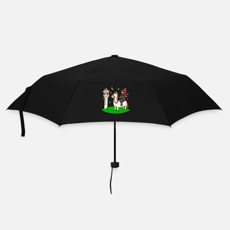 Schulkind Junge Einschulung Idee Ritter Schultüte - Regenschirm (klein) - Schwarz