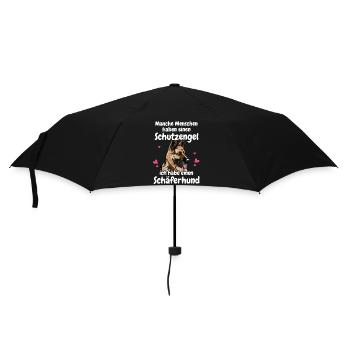 Deutscher Schäferhund Hund - Regenschirm (klein) - Schwarz - Vorne