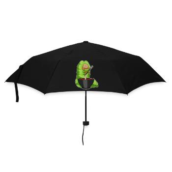 Caterpillar Cook Ramen Cooking - Umbrella (small) - black - Front