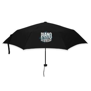 Piano player, piano teacher, pianist, - Umbrella (small) - black - Front