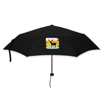 Moose Retro - Parapluie standard - noir - Devant