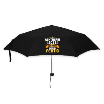 Pension 2023 Retirement Farewell Pensioner 2023 - Umbrella (small) - black - Front