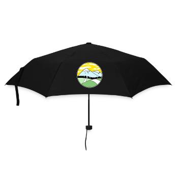 Mountain Mountains Mountain Peaks - Umbrella (small) - black - Front