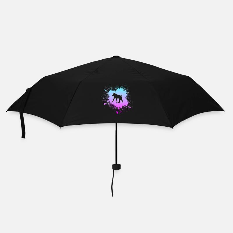 Affe - Regenschirm (klein) - Schwarz
