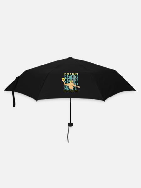 Wasserball Water Polo Sport - Parapluie standard - noir