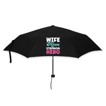 épouse mère belle-mère héroïne enfant mère adoptive - Parapluie standard - noir - Devant