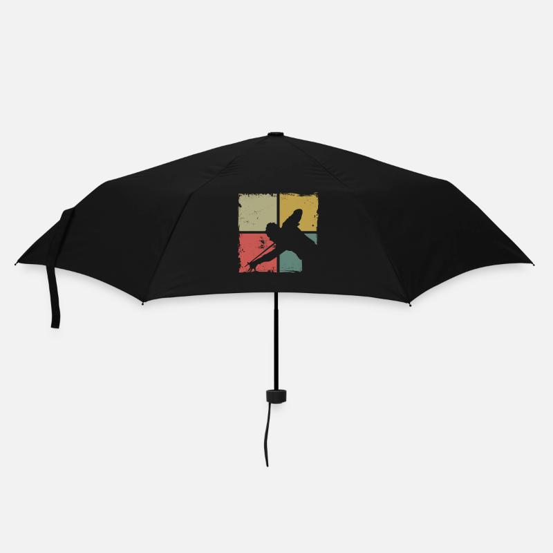 Billiards Pool Player Ball Retro - Umbrella (small) - black