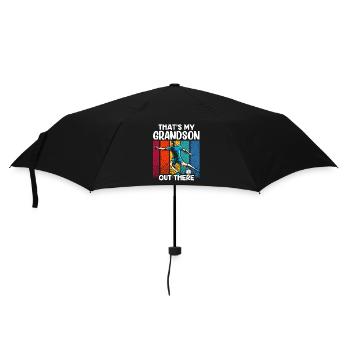 This is my grandson out there football sports hobby - Umbrella (small) - black - Front
