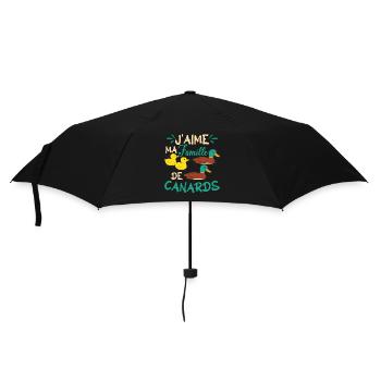 Drôle de canard disant - Parapluie standard - noir - Devant