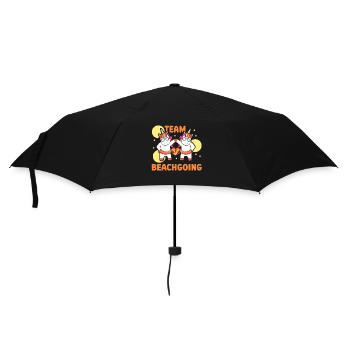 Team Beachgoing Beach Beach Holiday Beachgoers - Umbrella (small) - black - Front