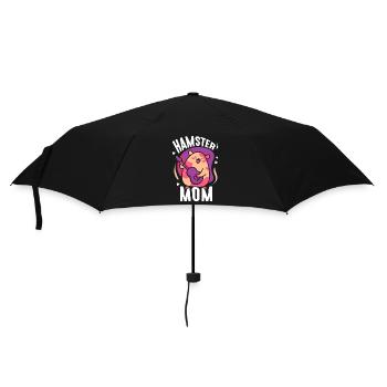 Hamster Mom Owner Cute Pet - Umbrella (small) - black - Front