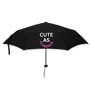 Cute as Florence Name - Umbrella (small) - black - Front