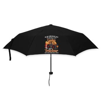 Tracteur Apéro Humour - Parapluie standard - noir - Devant
