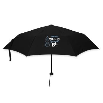 Jeu de mots violoniste sans le - Parapluie standard - noir - Devant