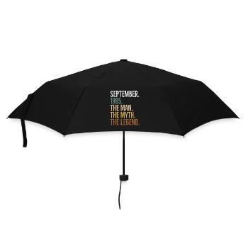 September 1995 Der Mann Der Mythos Die Legende - Regenschirm (klein) - Schwarz - Vorne