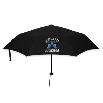 Je Peux Pas J'ai Saxophone. Cadeau Musicien. - Parapluie standard - noir - Devant