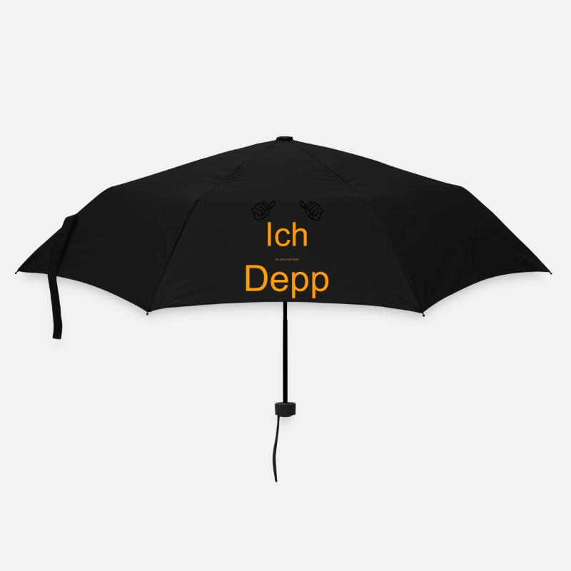 Ich bin doch nicht euer Depp - Regenschirm (klein) - Schwarz
