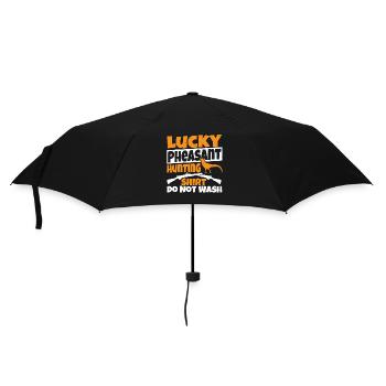 Lucky Pheasant Hunting Shirt Do Not Wash Pheasant - Regenschirm (klein) - Schwarz - Vorne