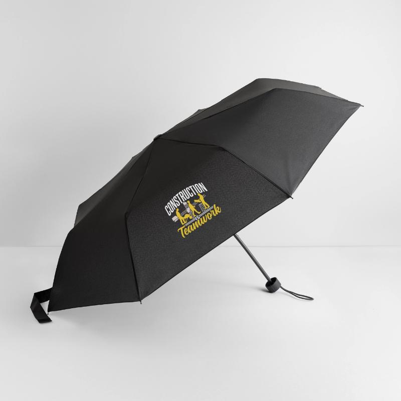 Construction work is teamwork Construction site construction Teamwork Umbrella (small)
