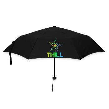Thill Geburtstag Thill - Regenschirm (klein) - Schwarz - Vorne