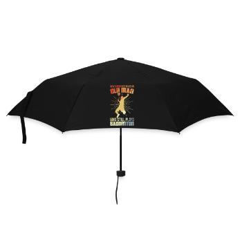 Badminton Grandfather - Umbrella (small) - black - Front