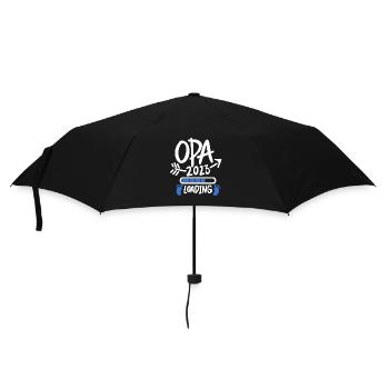 Opa 2023 loading - Opa werden - Bald Opa - Regenschirm (klein) - Schwarz - Vorne