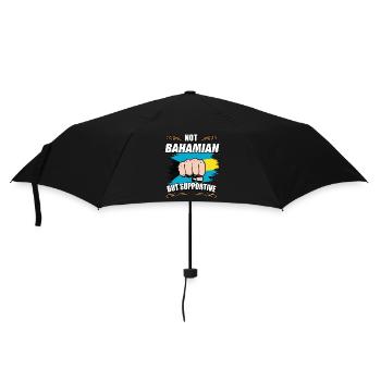 Pas bahaméen, mais un touriste de voyage de soutien - Parapluie standard - noir - Devant