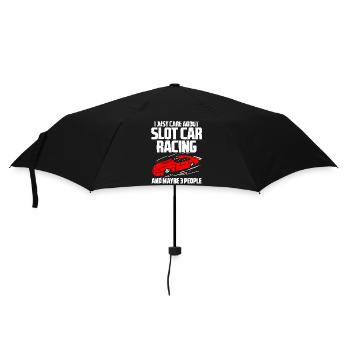 Course de voitures à sous - Parapluie standard - noir - Devant