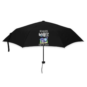 Walbeobachtung, Meeresbiologie, Meereswissenschaft - Regenschirm (klein) - Schwarz - Vorne