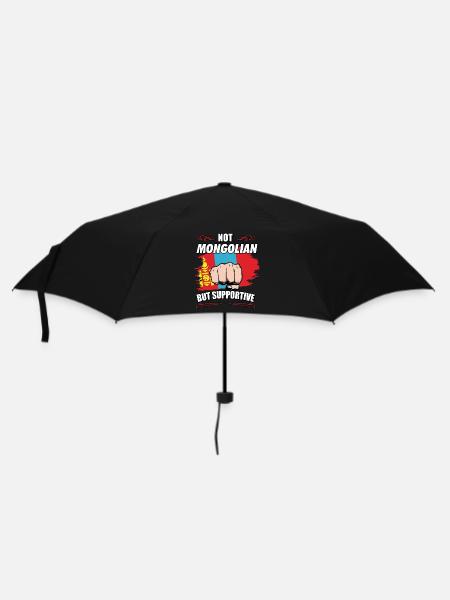 Pas mongol mais touriste de voyage de soutien - Parapluie standard - noir