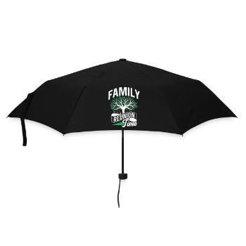 Familientreffen Team Familie Süß - Regenschirm (klein) - Schwarz - Vorne