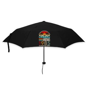 Legendär seit 1985 alle Originalteile - Regenschirm (klein) - Schwarz - Vorne