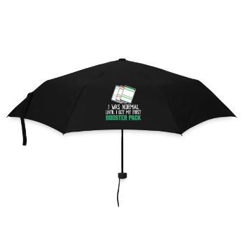 I Was Normal Until I Got My First Booster Pack TCG - Umbrella (small) - black - Front