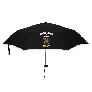 Fagott Fagottspieler Fagottist - Regenschirm (klein) - Schwarz - Vorne