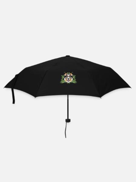 Tropical Australian Shepherd - Umbrella (small) - black