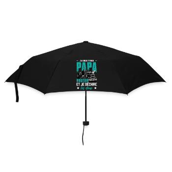 Camion | Chaffeur | Poids Lourd | Papa Routier - Parapluie standard - noir - Devant