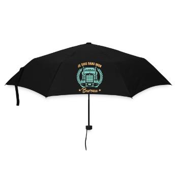 Routier Humour Homme Camionneur Conducteur - Parapluie standard - noir - Devant