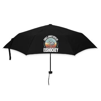 Eishockey  - Regenschirm (klein) - Schwarz - Vorne