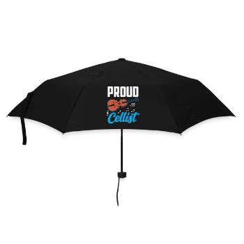 Proud cellist cello cellist cello musician - Umbrella (small) - black - Front