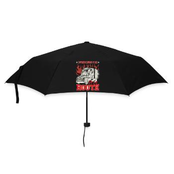 Routier Poids Lourd Chauffeur Conducteur - Parapluie standard - noir - Devant