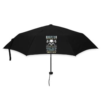 La mort d’un tôlier sourit à tous les mécaniciens - Parapluie standard - noir - Devant