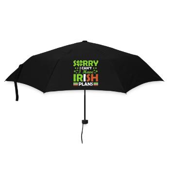 Désolé, je ne peux pas, j’ai l’irlandais - Parapluie standard - noir - Devant