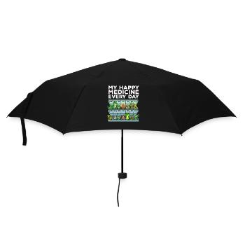 Medicine for Happiness Reptile Wildlife Animal Rescuer - Umbrella (small) - black - Front