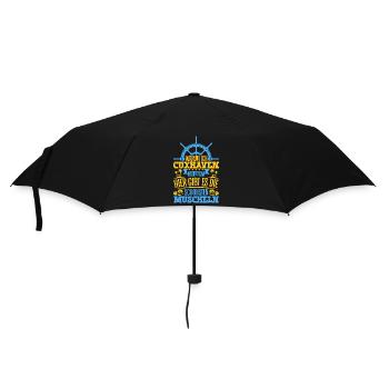 Schöne Muscheln - Warum ich Cuxhaven so liebe - Regenschirm (klein) - Schwarz - Vorne