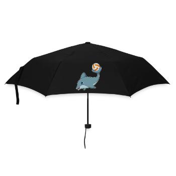 Delfin Volleyball Player Volleyball - Umbrella (small) - black - Front