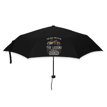 L'homme Le Mythe La Légende Né En 2003 Cadeau - Parapluie standard - noir - Devant