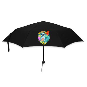 5 Years Birthday Boy Gift - Umbrella (small) - black - Front