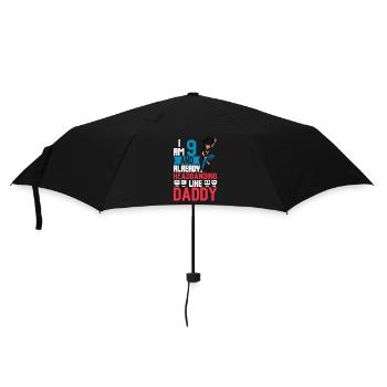 I'm 9 - Young Rocker - Umbrella (small) - black - Front